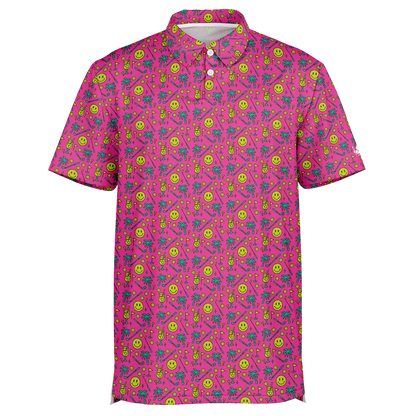 Smiley in Pink Polo