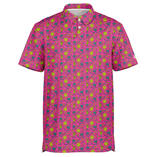 Smiley in Pink Polo